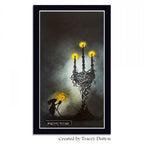 Lavinia Stamps Vine Candelabra Clear Stamp lav978 dark