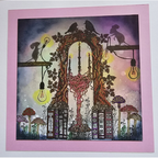 Lavinia Stamps Vine Candelabra Clear Stamp lav978 lights