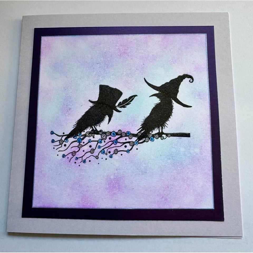 Lavinia Stamps Whimsy Hats Clear Stamps lav1081 birds in hats