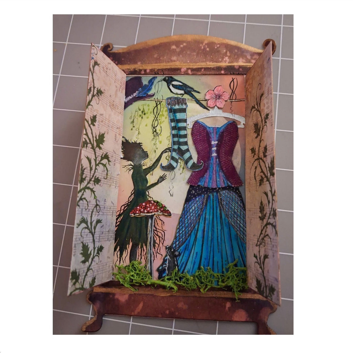 Lavinia Stamps Wicker Corset Clear Stamp lav1085 fairy closet