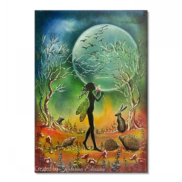 Lavinia Stamps Wild Hares Set Clear Stamps lav608 full moon