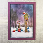 Lavinia Stamps Wishing Post Clear Stamp lav1023 snowing