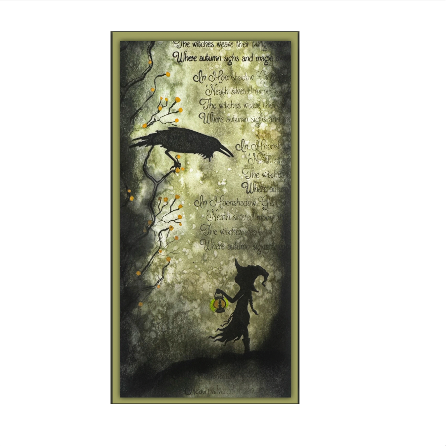 Lavinia Stamps Witch Hazel Clear Stamps lav1007 crow