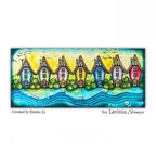 Lavinia Stamps Woodside View Clear Stamp lav932 houses