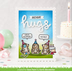 Lawn Fawn A Mole Lot of Cake STAMPtember Exclusive Stamps lf4236 Critter Birthday Card Karin Åkesdotter