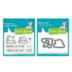 Lawn Fawn A Mole Lot of Love Add-On Stamps and Dies