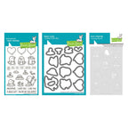 Lawn Fawn A Mole Lot of Love Stamps Dies and Coloring Stencils
