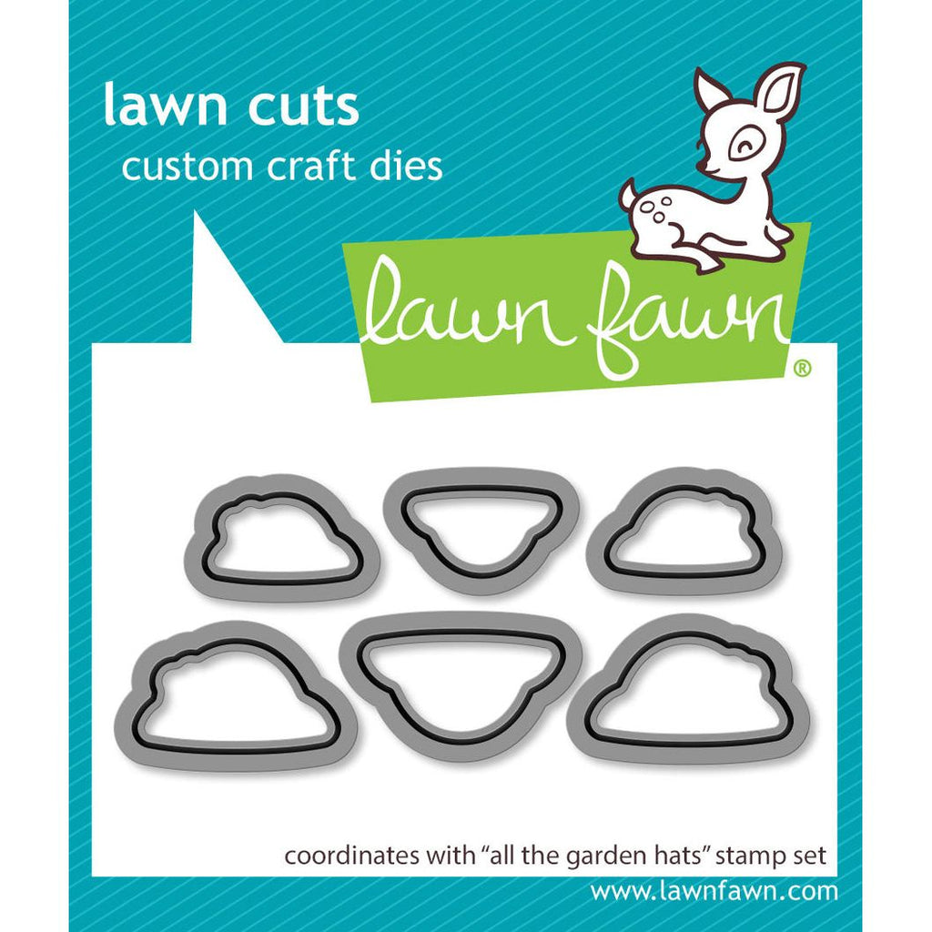 Lawn Fawn All the Garden Hats Dies lf4035