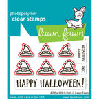 Lawn Fawn All the Witch Hats Dies lf4201 red line indicates dies