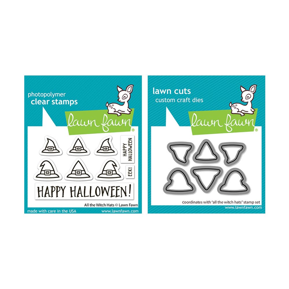 Lawn Fawn All the Witch Hats Stamps and Dies