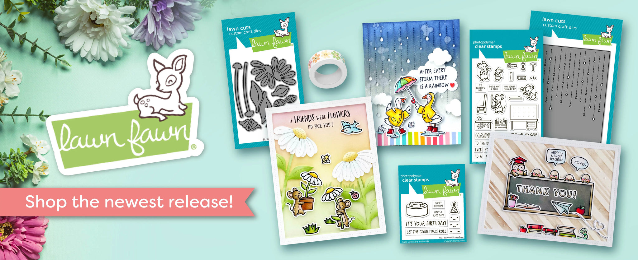 Lawn Fawn Spring, Too! Shop the Newest Release