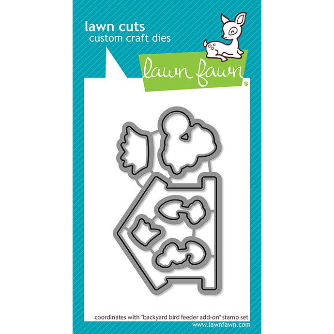 Lawn Fawn Backyard Bird Feeder Add-On Dies lf3711