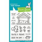 Lawn Fawn Backyard Bird Feeder Add-On Stamps lf3710