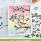Lawn Fawn Backyard Bird Feeder Stamps and Dies seed-sational