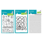 Lawn Fawn Berry Special Stamps Dies and Coloring Stencils Set