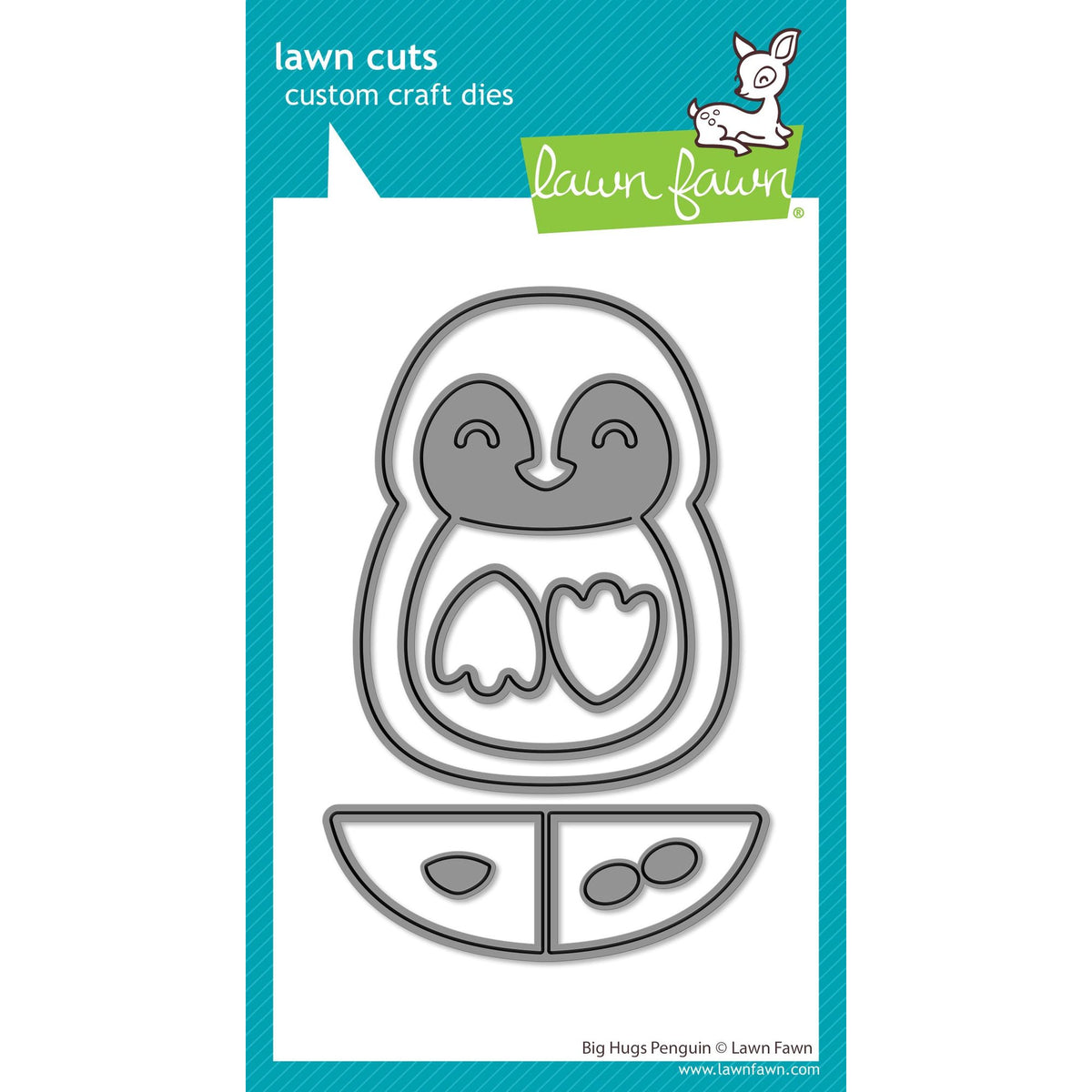Lawn Fawn Big Hugs Penguin Dies lf4268