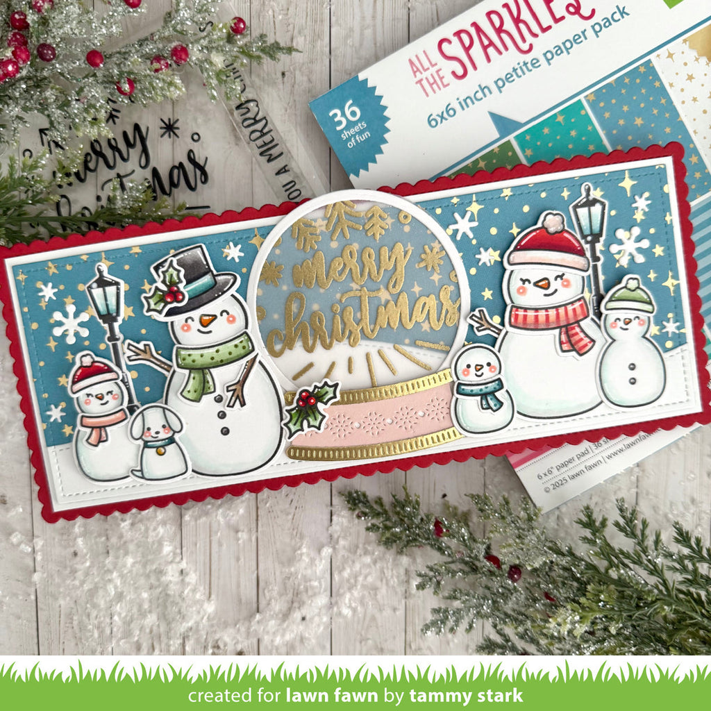 Lawn Fawn Big Messages: Christmas Stamps lf3902 merry christmas