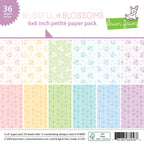 Lawn Fawn Blissful Blossoms 6x6 Inch Petite Paper Pack lf4009