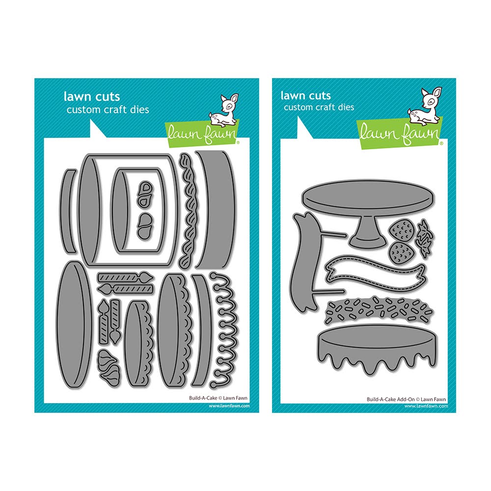 Lawn Fawn Build-A-Cake and Add-On Dies