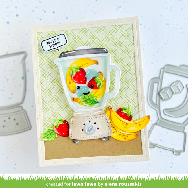 Lawn Fawn Build-A-Drink Blender Add-On Dies lf3684 smooth