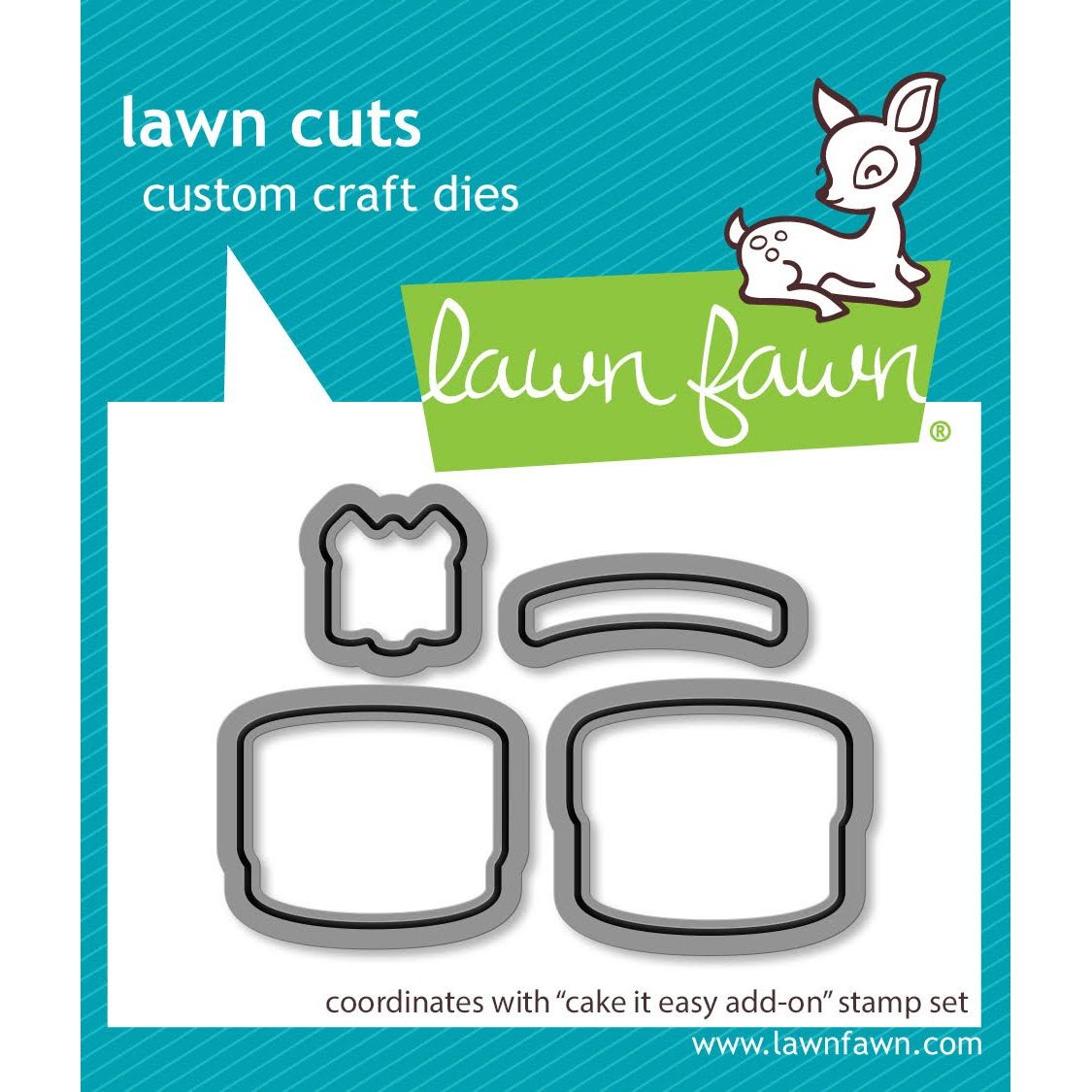 Lawn Fawn Cake It Easy Add-On Dies lf3774
