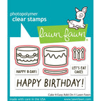 Lawn Fawn Cake It Easy Add-On Dies lf3774 stamp outline