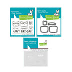 Lawn Fawn Cake It Easy Add-On Stamps Dies and Coloring Stencils Set