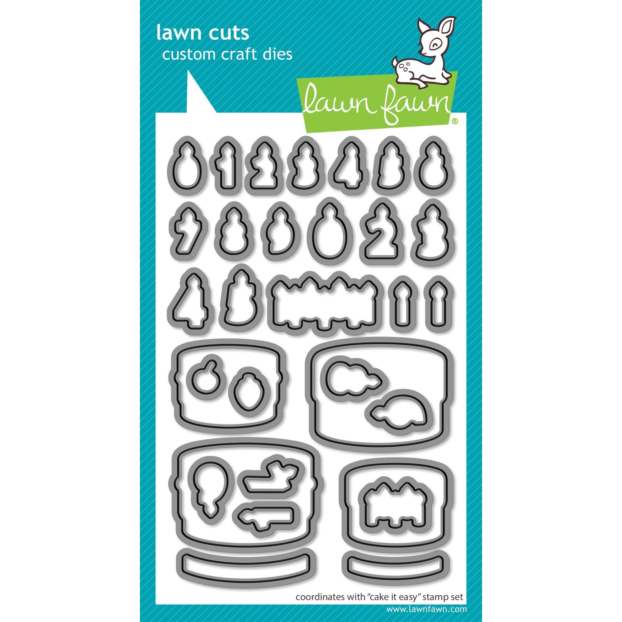 Lawn Fawn Cake It Easy Dies lf3771