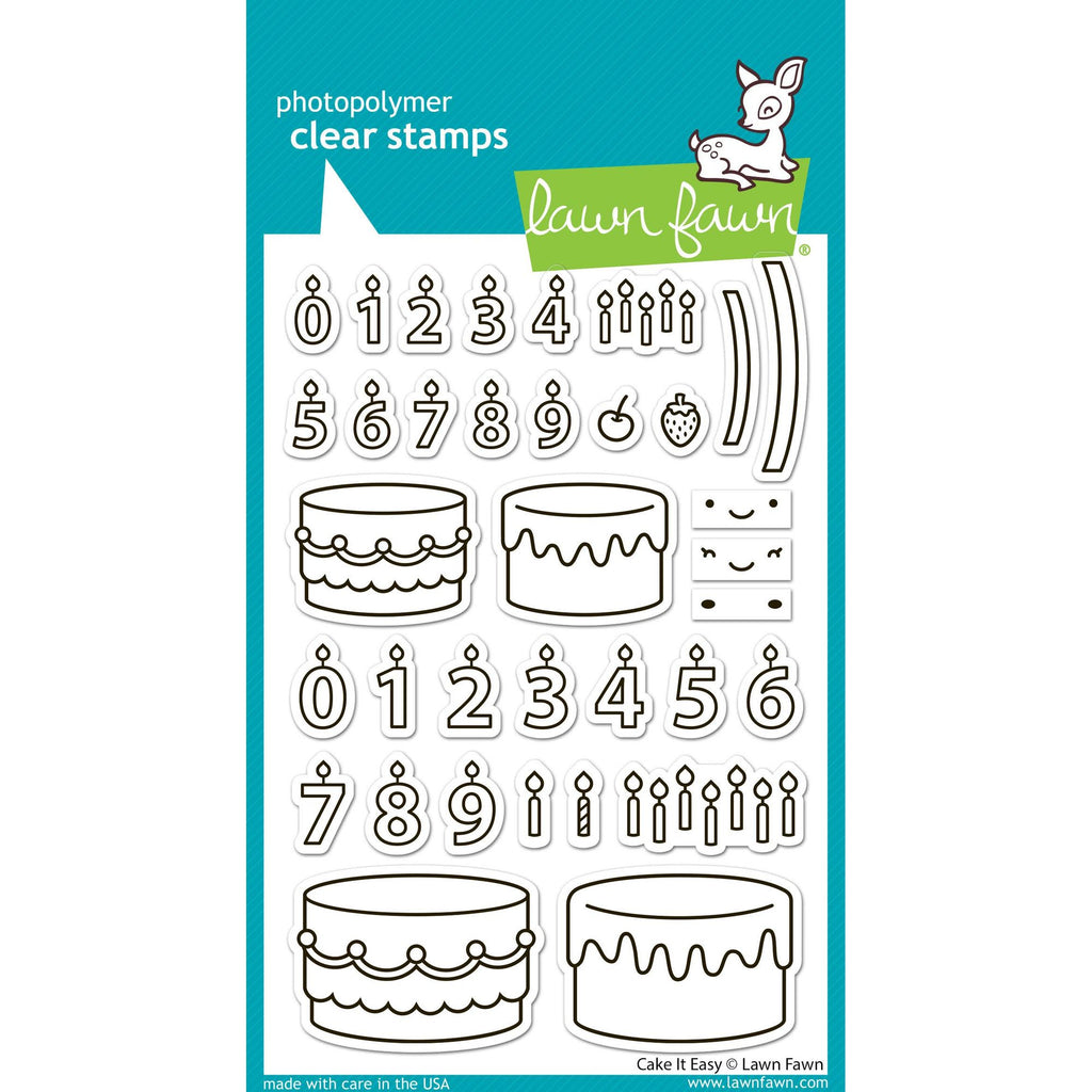 Lawn Fawn Cake It Easy Stamps lf3770