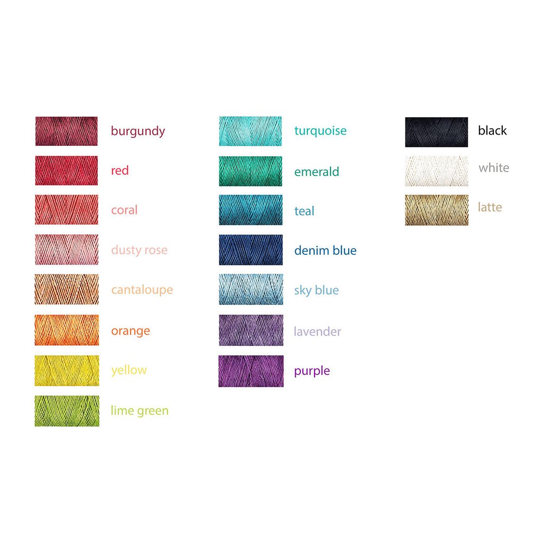 Lawn Fawn Cantaloupe Hemp Twine lf3580 Palette