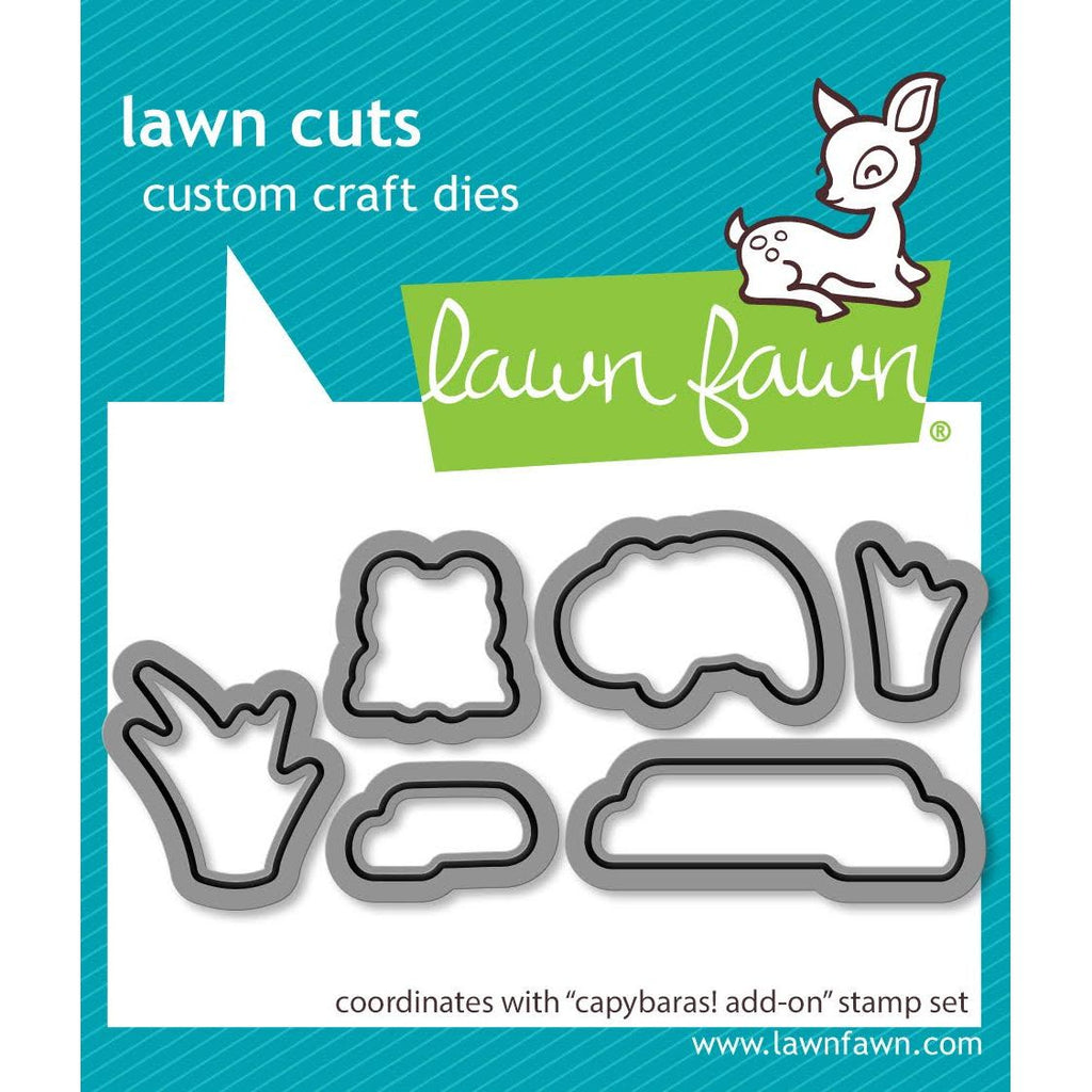 Lawn Fawn Capybaras! Add-On Dies lf3768