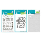 Lawn Fawn Caroling Mice Stamps Dies and Stencils