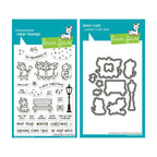 Lawn Fawn Caroling Mice Stamps and Dies