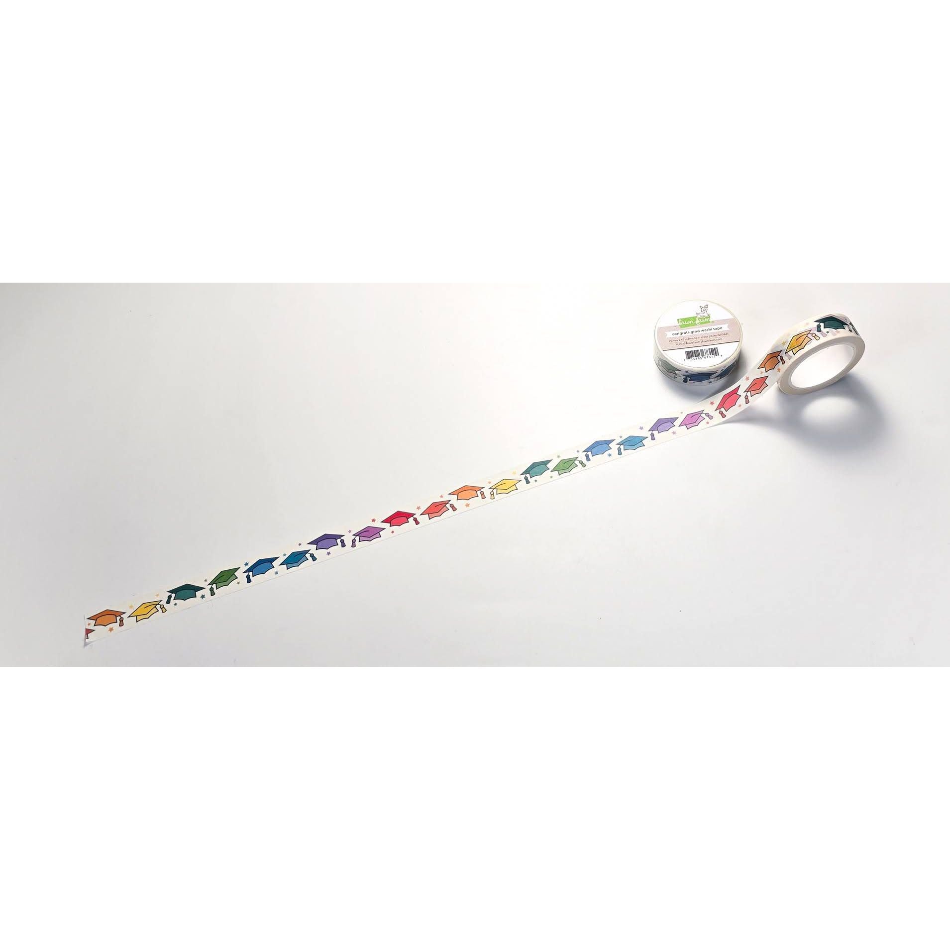 Lawn Fawn Congrats Grad Washi Tape lf3641 detail