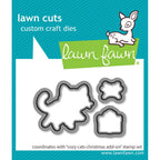 Lawn Fawn Cozy Cats Christmas Add-On Dies lf3900