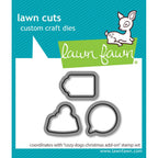 Lawn Fawn Cozy Dogs Christmas Add-On Dies lf4254
