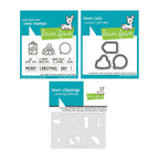 Lawn Fawn Cozy Dogs Christmas Add-On Stamps Dies and Stencil