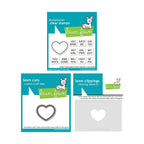 Lawn Fawn Critter Conversation Hearts Add-On Stamps Dies and Coloring Stencil