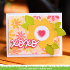 Lawn Fawn Daisy Bloom Background Layering Stencils lf3693 xoxo
