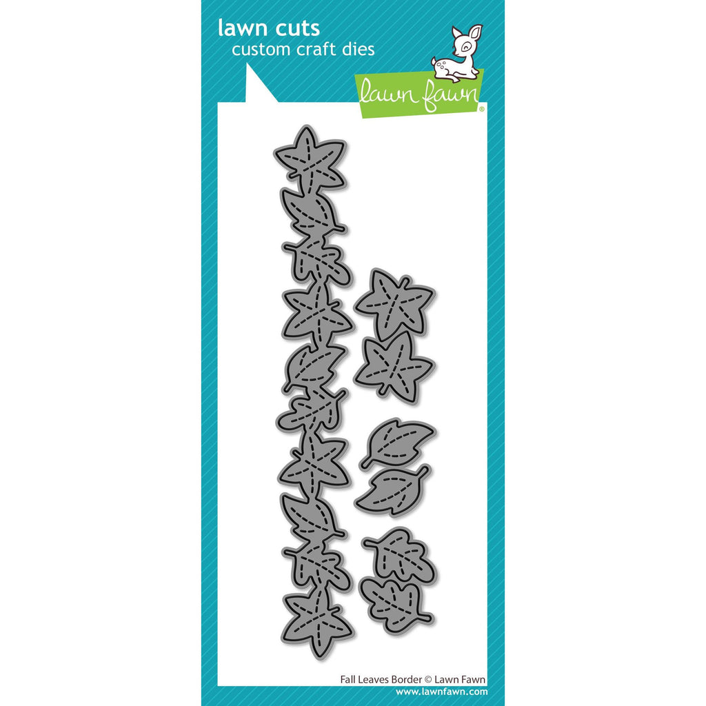 Lawn Fawn Fall Leaves Border Dies lf3869