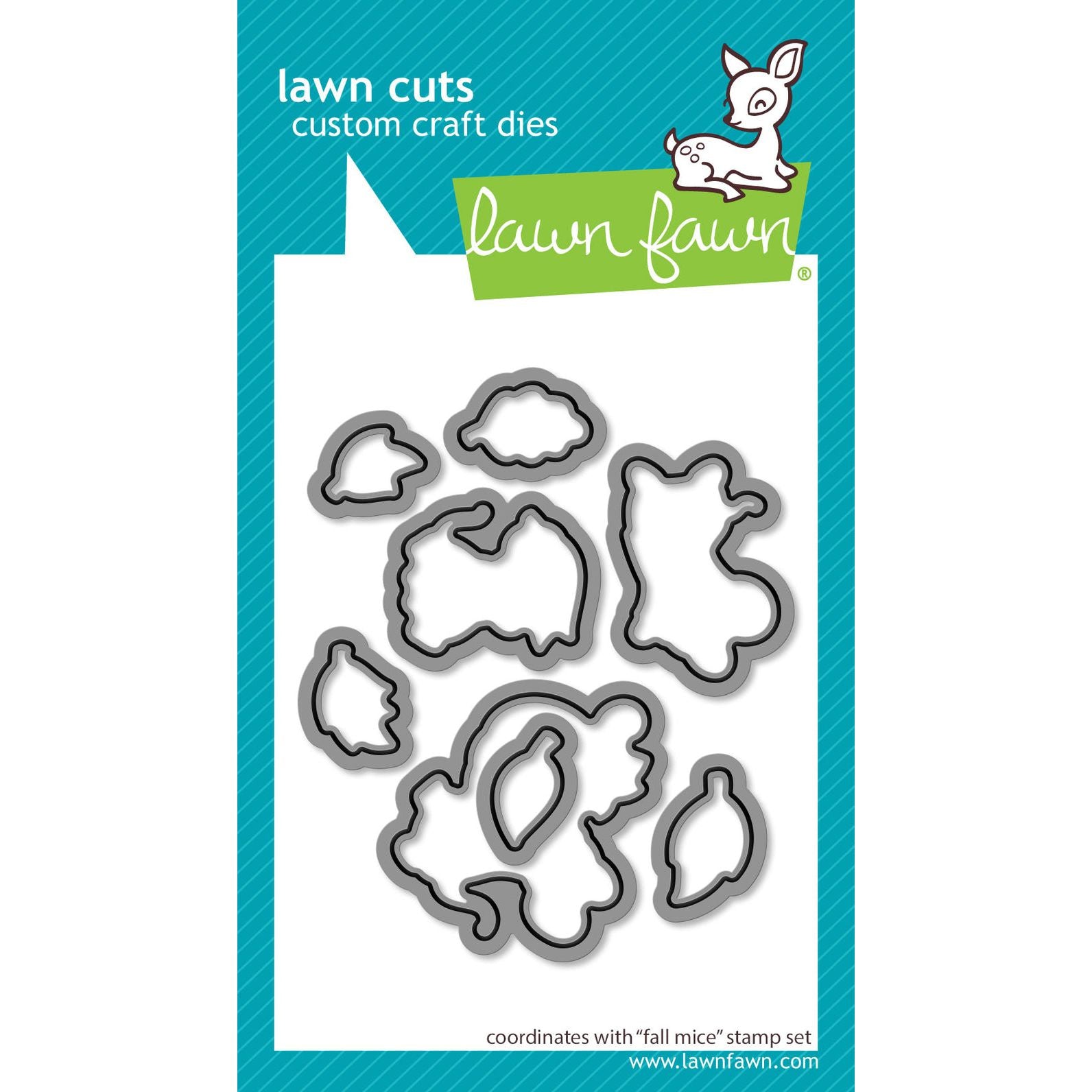 Lawn Fawn Fall Mice Dies lf4198