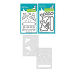 Lawn Fawn Fangtastic Friends Add-On Stamps Dies and Coloring Stencils