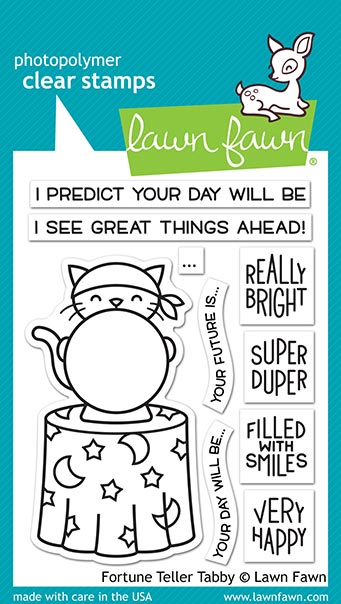 Lawn Fawn Fortune Teller Tabby Stamps lf2016