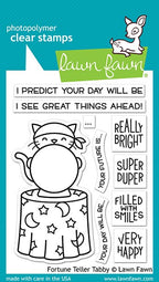 Lawn Fawn Fortune Teller Tabby Stamps lf2016