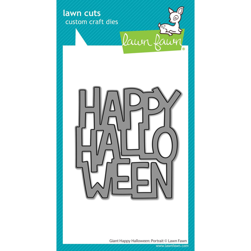 Lawn Fawn Giant Happy Halloween: Portrait Dies lf3870