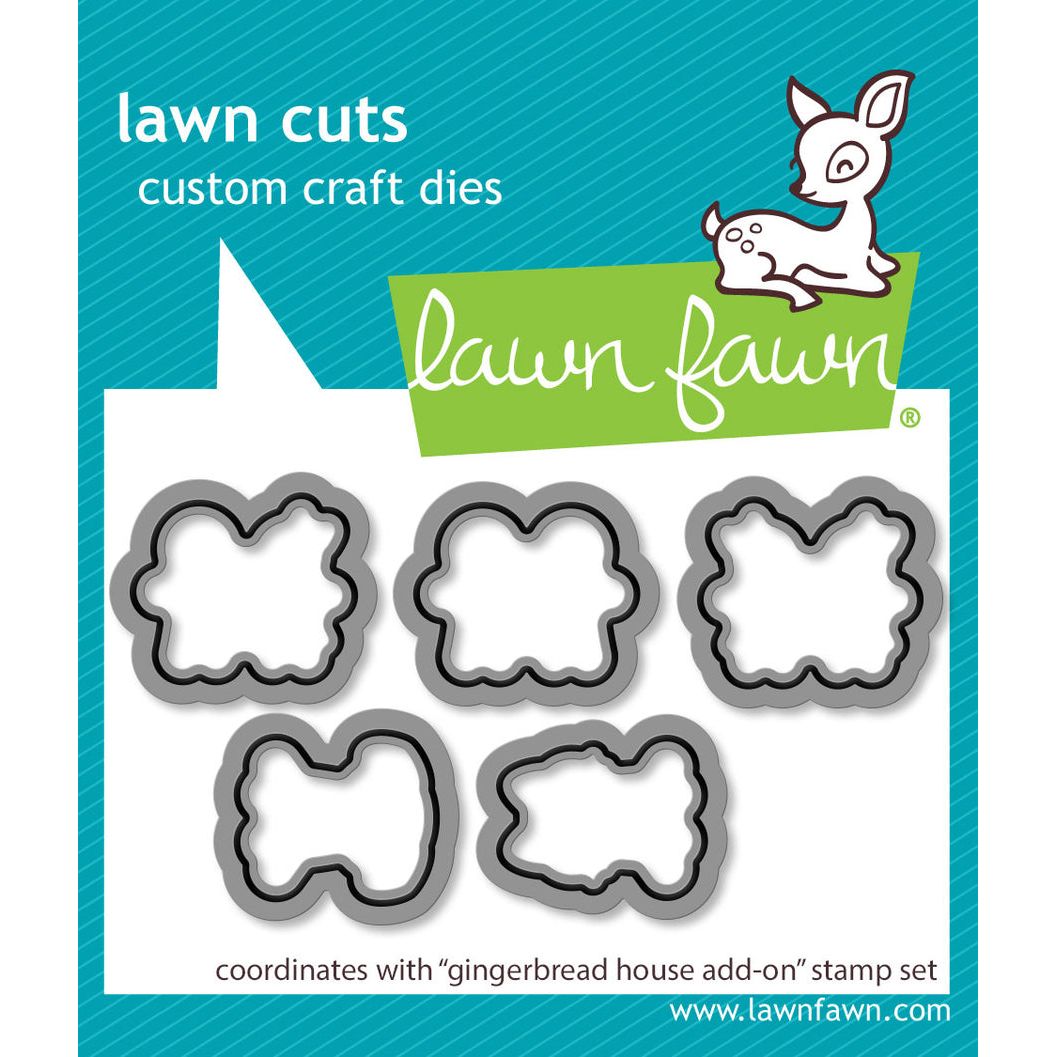 Lawn Fawn Gingerbread House Add-On Dies lf4260