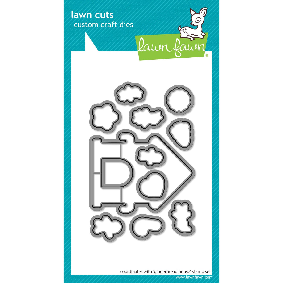 Lawn Fawn Gingerbread House Dies lf4257