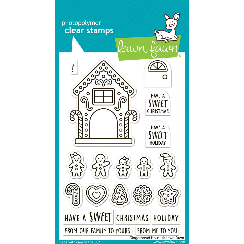 Lawn Fawn Gingerbread House Stamps lf4256