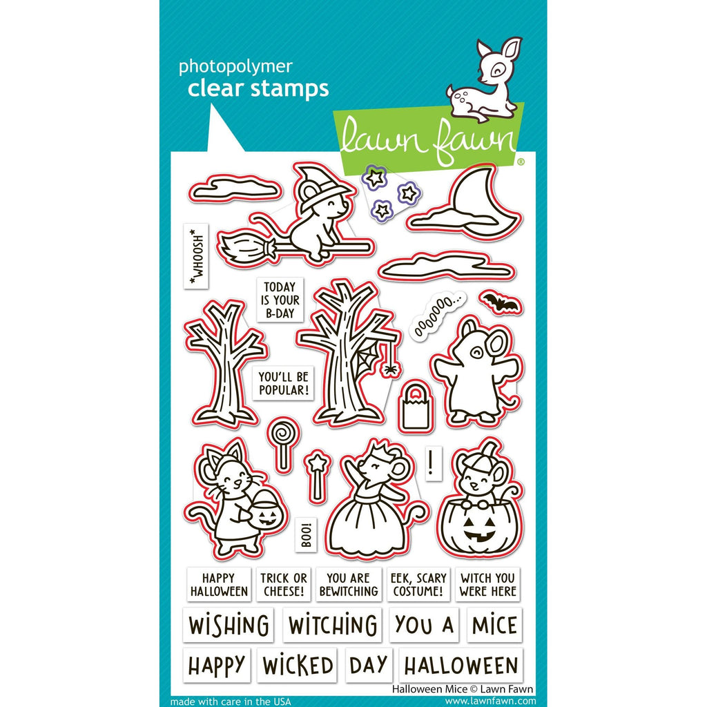 Lawn Fawn Halloween Mice Dies lf3849 highlighted