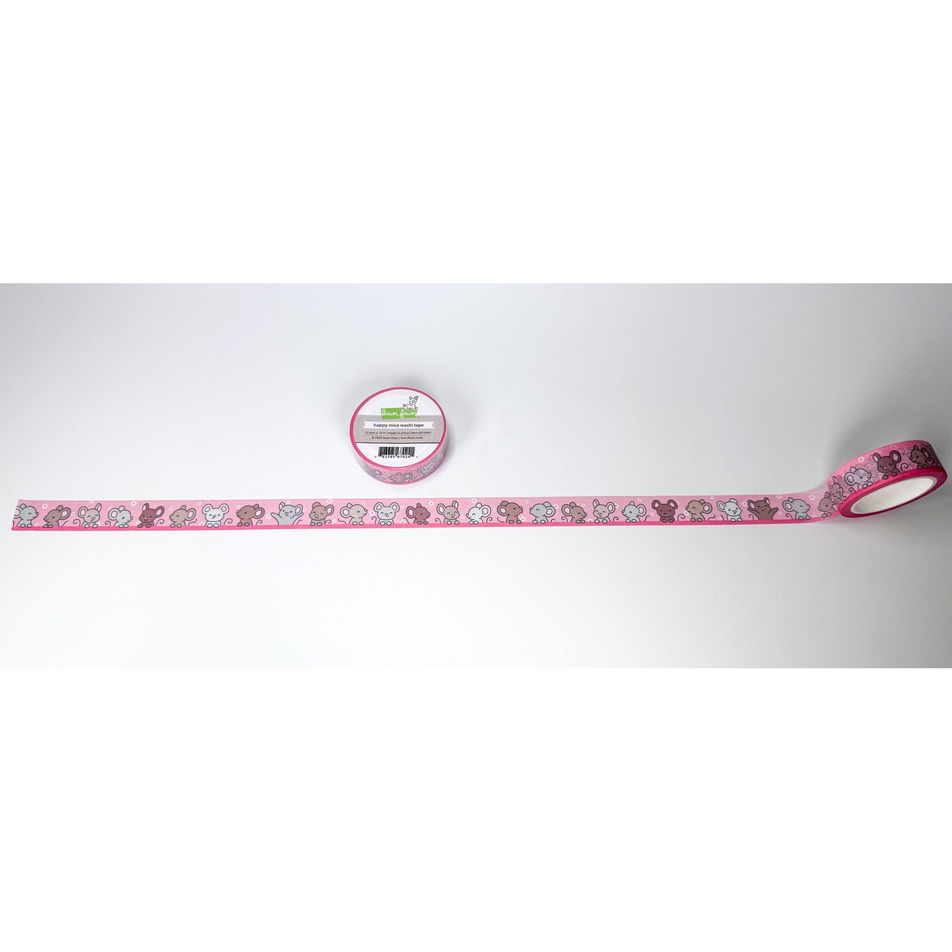 Lawn Fawn Happy Mice Washi Tape lf3941 detail